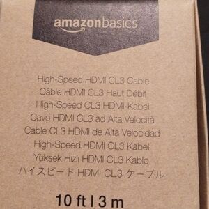 AmazonBasics High-Speed HDMI CL3 Cable